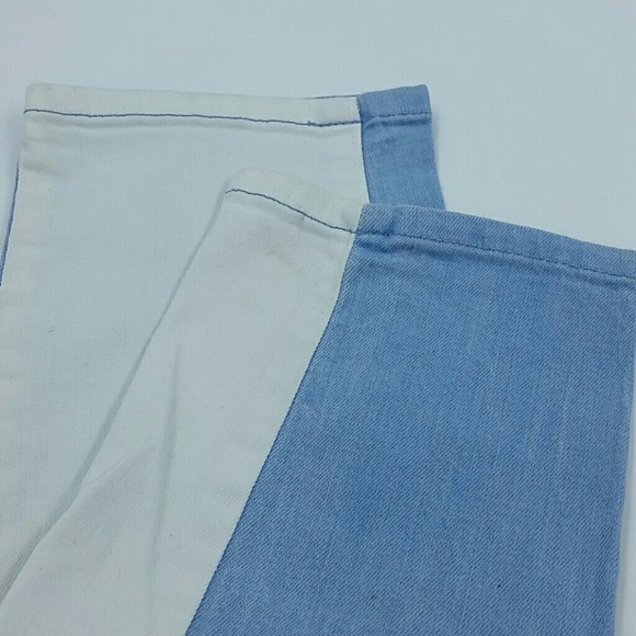 PAIGE l Two Tone Skinny Jeans F2 - Picture 6 of 6